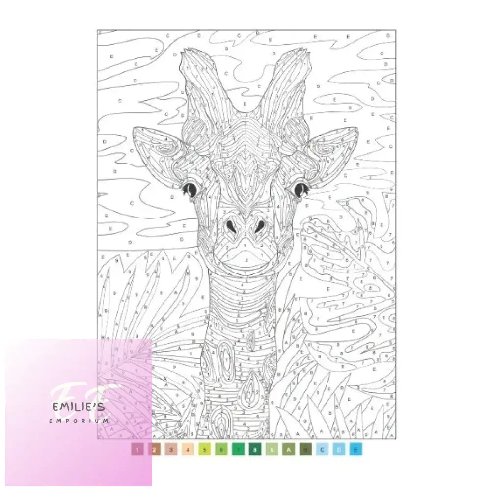 A4 Animals Nature Advanced Colour By Numbers Book - Assorted