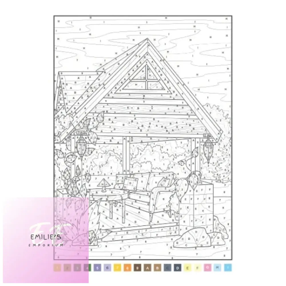 A4 Animals Nature Advanced Colour By Numbers Book - Assorted