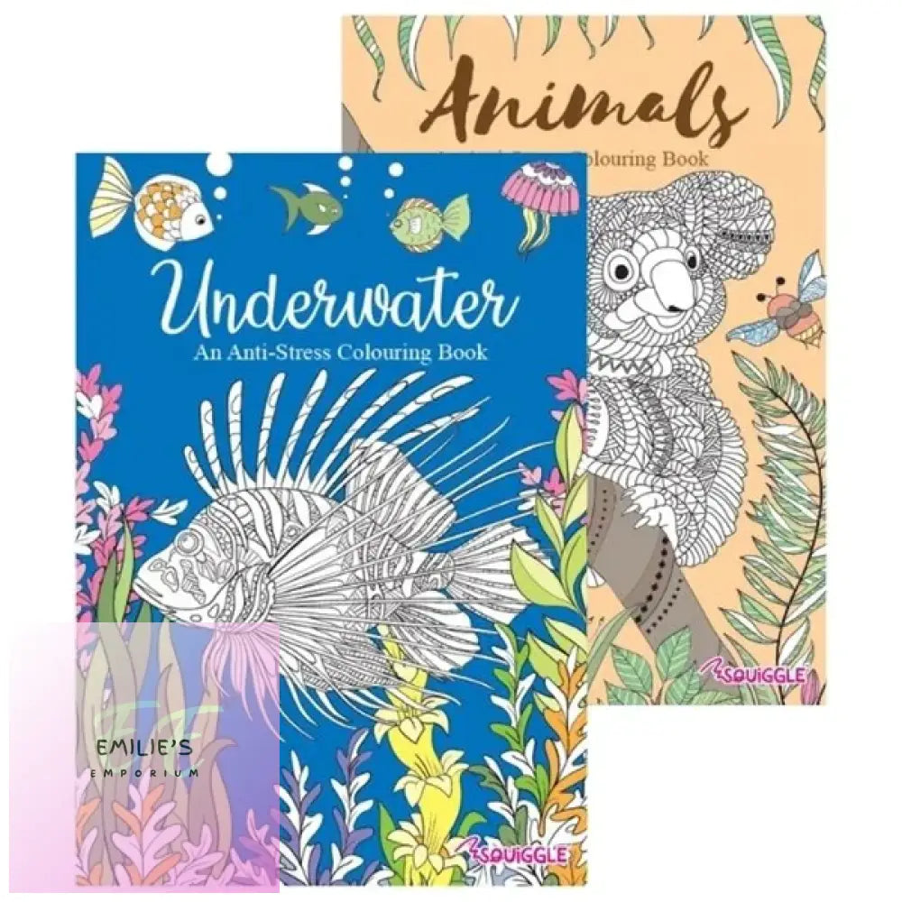 A4 Animals Under Water Colouring Book - Assorted