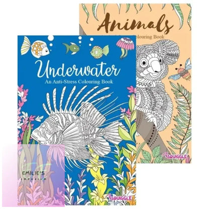 A4 Animals Under Water Colouring Book - Assorted