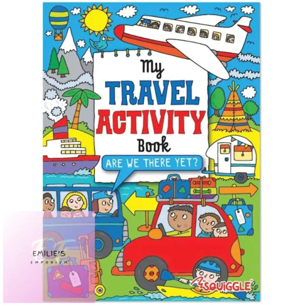 A4 Around The World Travel Colouring & Activity Book - Assorted