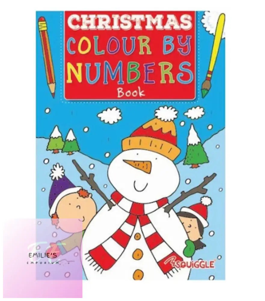 A4 Christmas Colour By Numbers Book