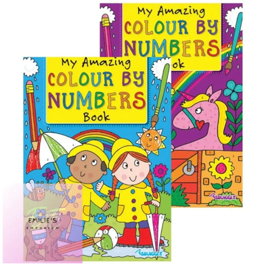 A4 Colour By Numbers Book - Assorted