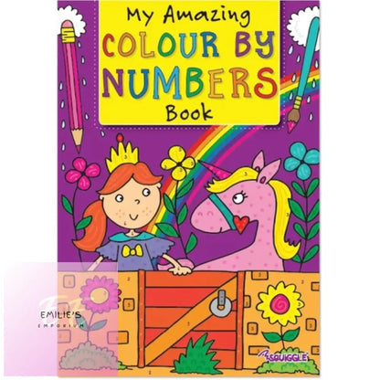 A4 Colour By Numbers Book - Assorted