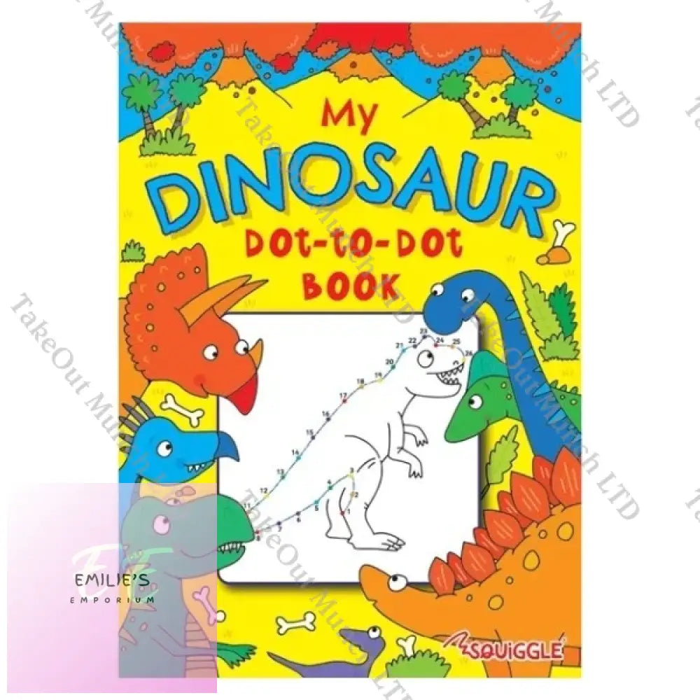 A4 Dinosaur / Pirates Dot-To-Dot Colouring Book - Assorted