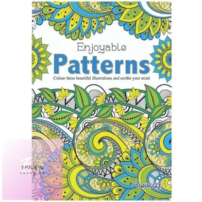 A4 Flowers & Patterns Adult Colouring Book - Assorted