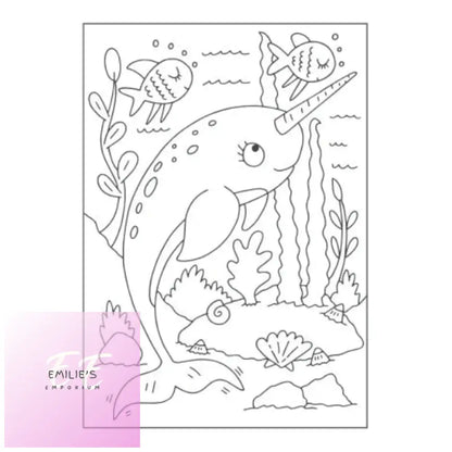 A4 Magical Creatures Colouring Book