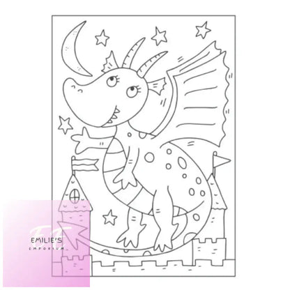 A4 Magical Creatures Colouring Book