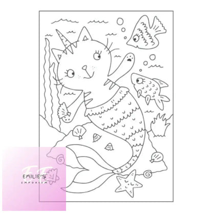 A4 Magical Creatures Colouring Book