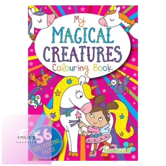 A4 Magical Creatures Colouring Book