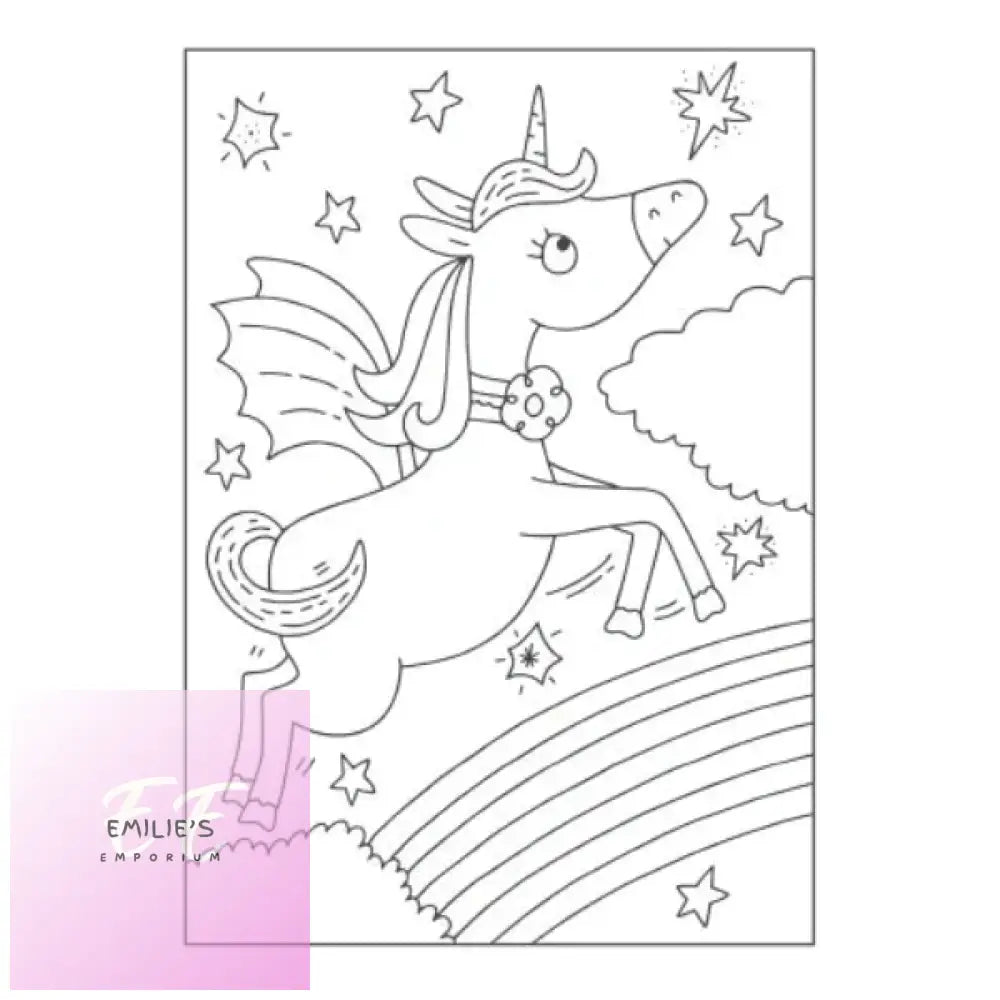 A4 Magical Creatures Colouring Book