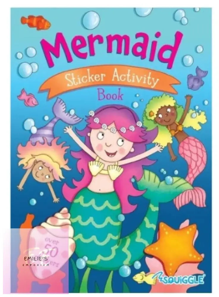 A4 Mermaid / Ballerina Sticker Activity Book - Assorted