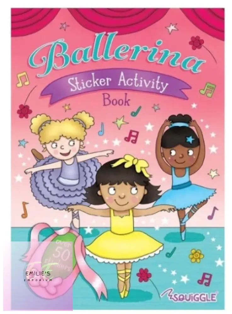 A4 Mermaid / Ballerina Sticker Activity Book - Assorted