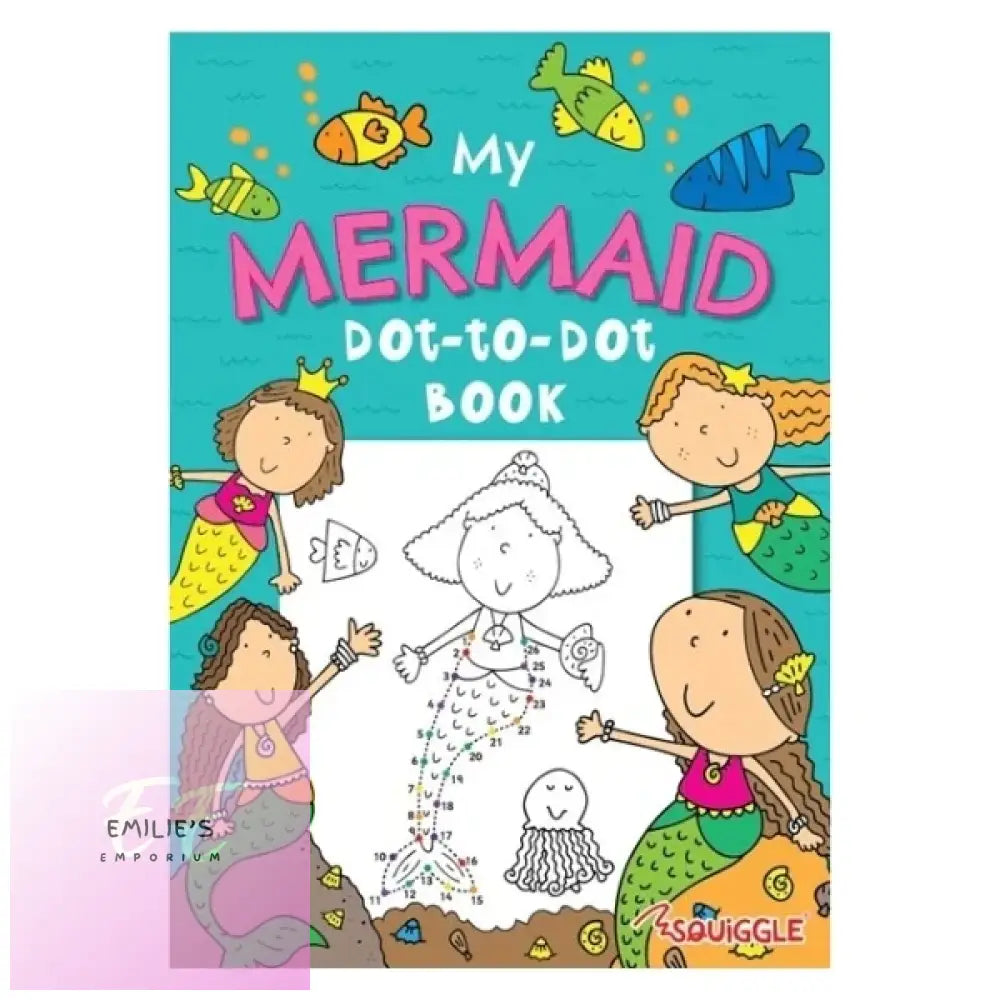 A4 Mermaid / Unicorns Dot-To-Dot Colouring Book