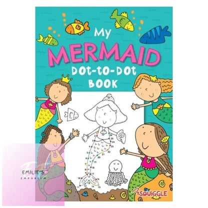 A4 Mermaid / Unicorns Dot-To-Dot Colouring Book