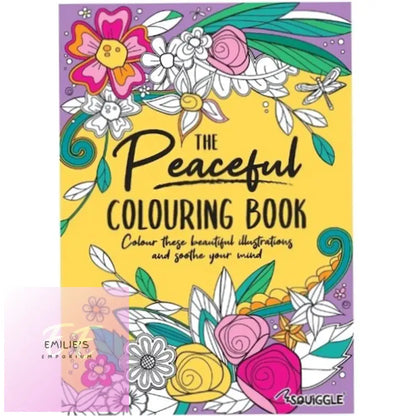 A4 Peaceful Advanced Colouring Book