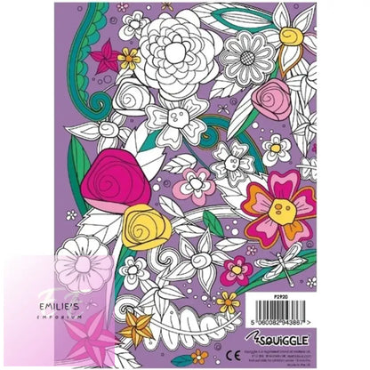 A4 Peaceful Advanced Colouring Book