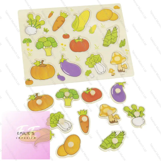 A4 Wooden Vegetable Jigsaw Puzzle