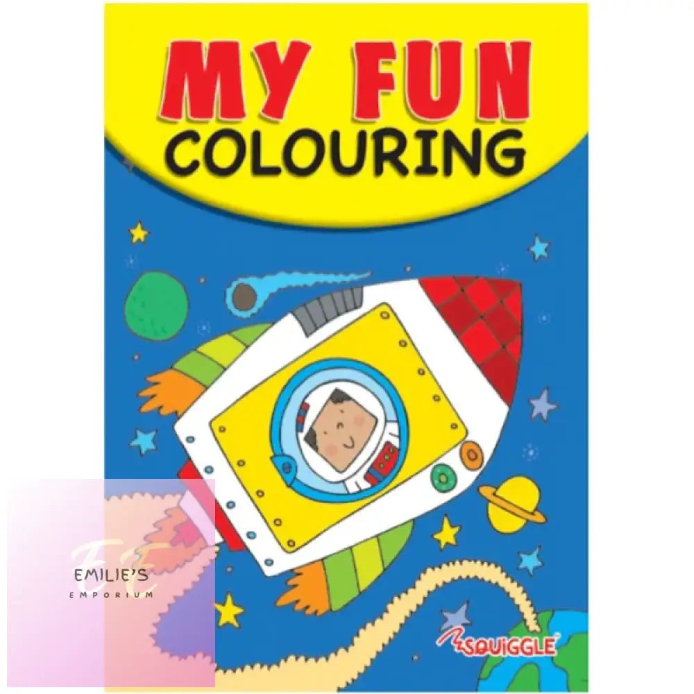 A5 Space Colouring Book