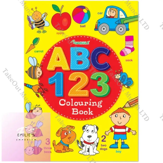 Abc/123 Colouring Book - Assorted