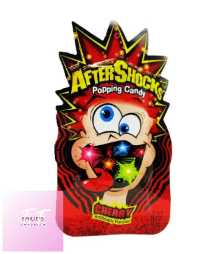Aftershocks Cherry Popping Candy 0.33Oz/9.3G – Pack Of 24