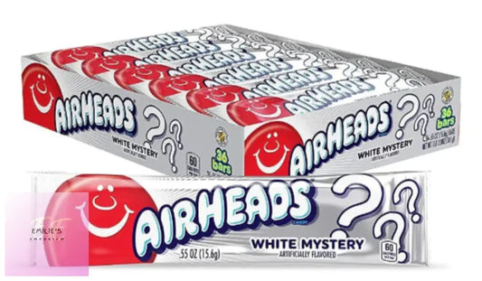 Airheads White Mystery Bar 0.55Oz/15.6G – Pack Of 36