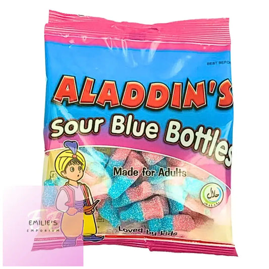 Aladdins Sour Bubblegum Bottles 12X110G
