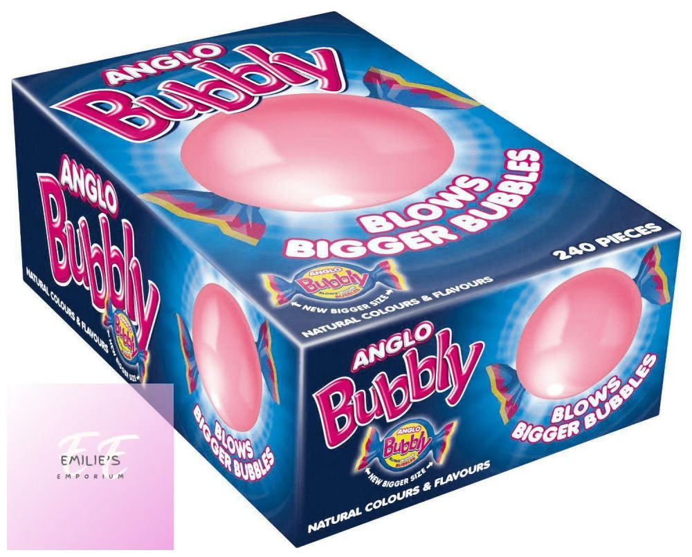 Anglo Bubbly Bubble Gum (Barratt) 240 Count