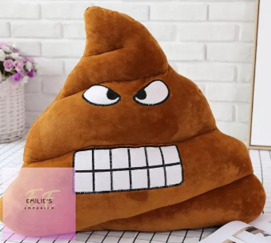 Angry Poop Plush Toy- Size Choices 20Cm