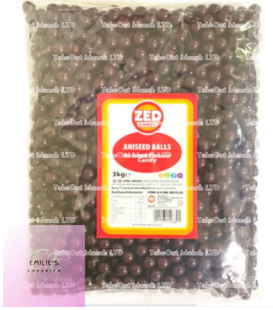 Aniseed Balls (Zed Candy) 3Kg