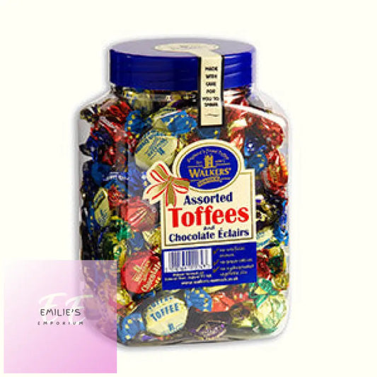Assorted Toffee & Eclairs Gift Jar (Walkers Nonsuch) 1.25Kg