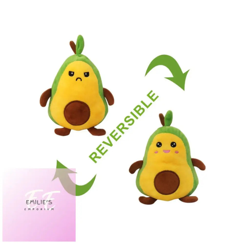 Avocado Double Sided Plush Toy