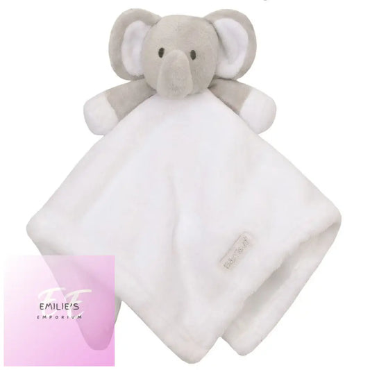 Baby Novelty Elephant Comforter-White