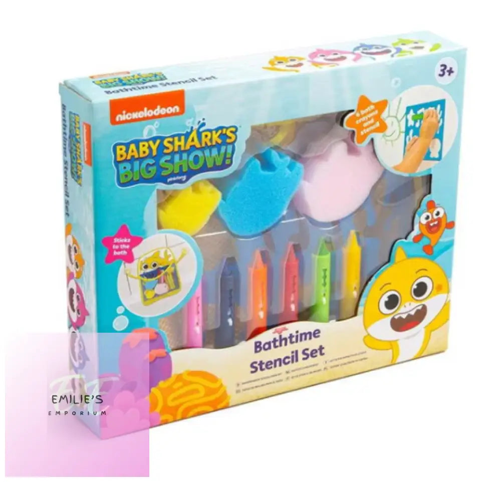 Baby Shark Bathtime Stencil Set