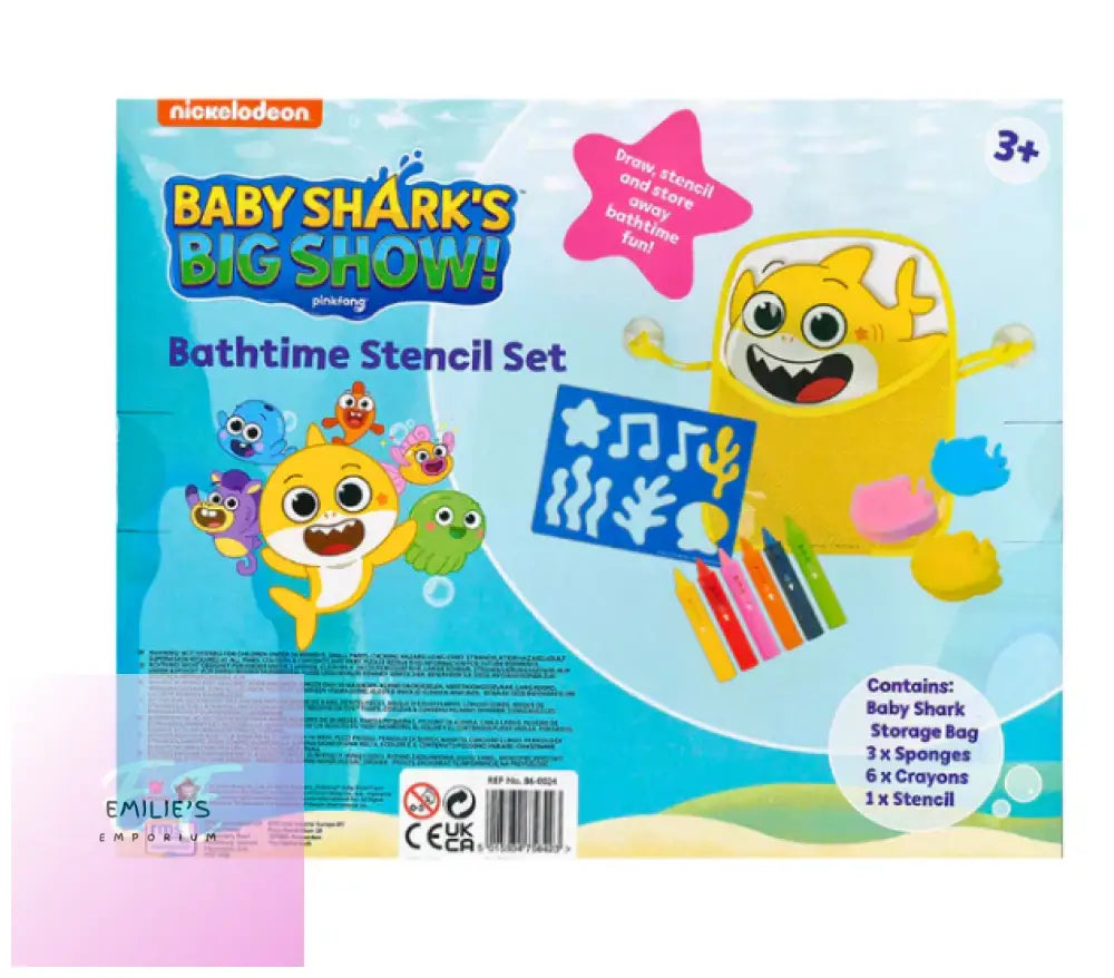 Baby Shark Bathtime Stencil Set