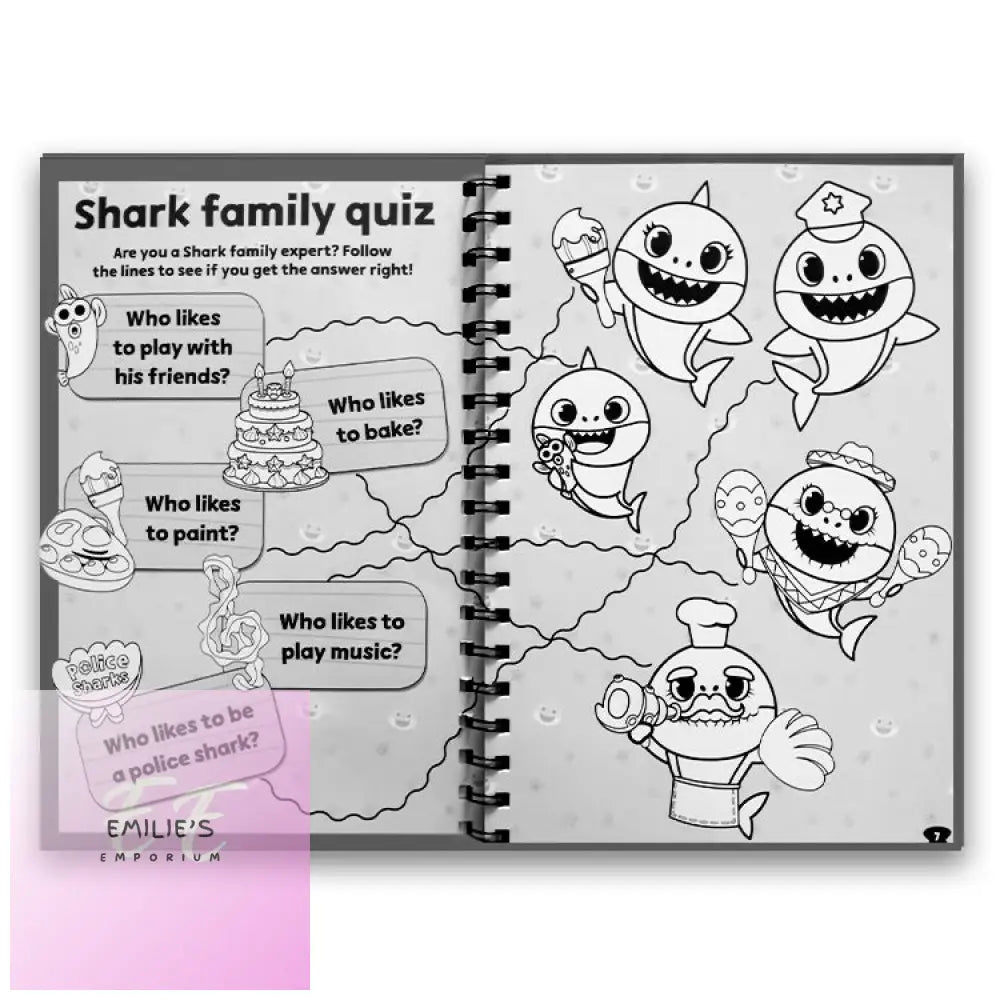 Baby Shark Scratch Art Surprise Reveal