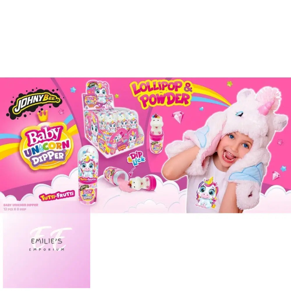 Baby Unicorn Dipper (Johny Bee) X12 Sweets