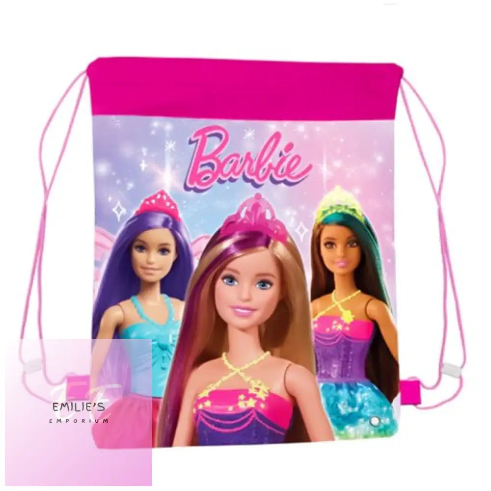 Barbie Jumbo Drawstring Gym Bag