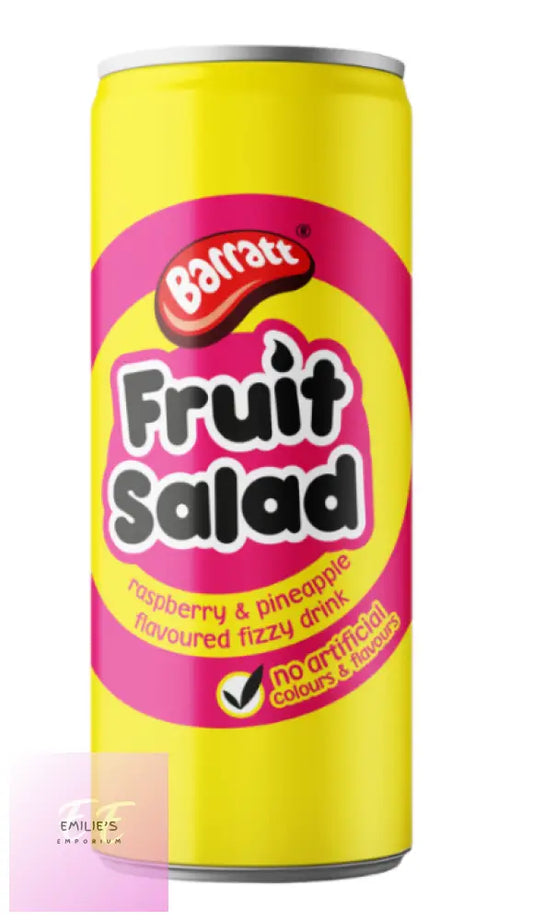 Barratt Fruit Salad Fizzy Drink Cans 12X250Ml