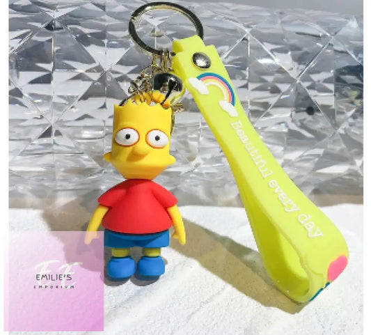 Bart Simpson Key Ring