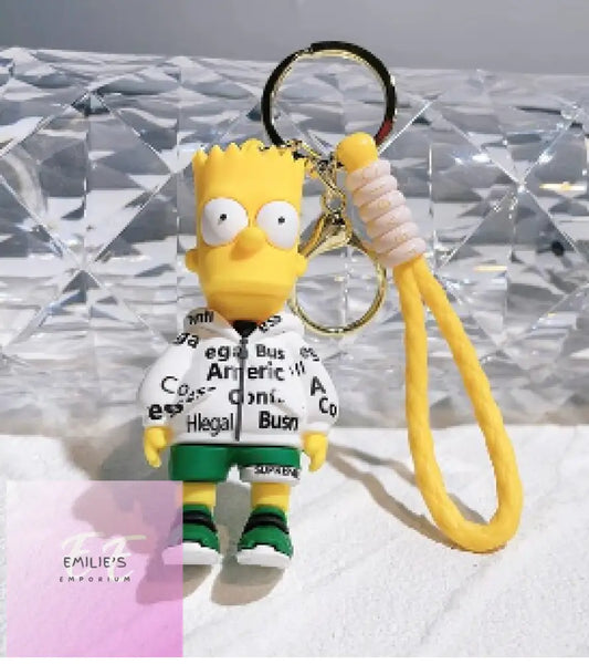Bart Simpson Key Ring