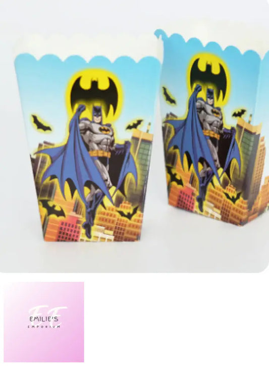 Batman Popcorn Boxes X6