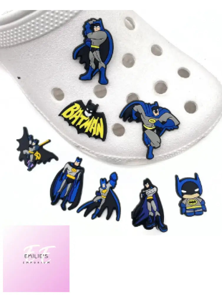 Batman Shoe Charms X8