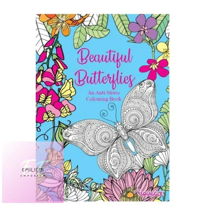 Beautiful Butterflies Birds Colouring Book - Assorted