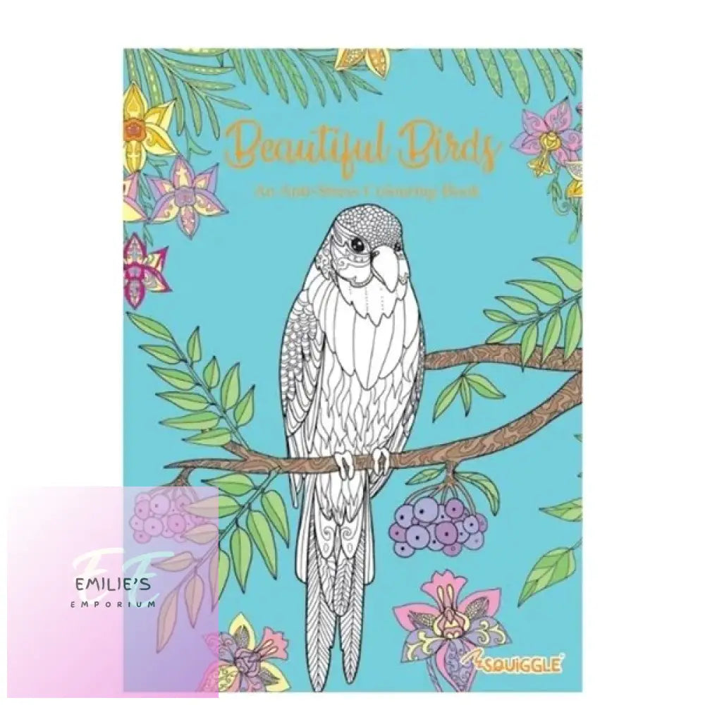 Beautiful Butterflies Birds Colouring Book - Assorted