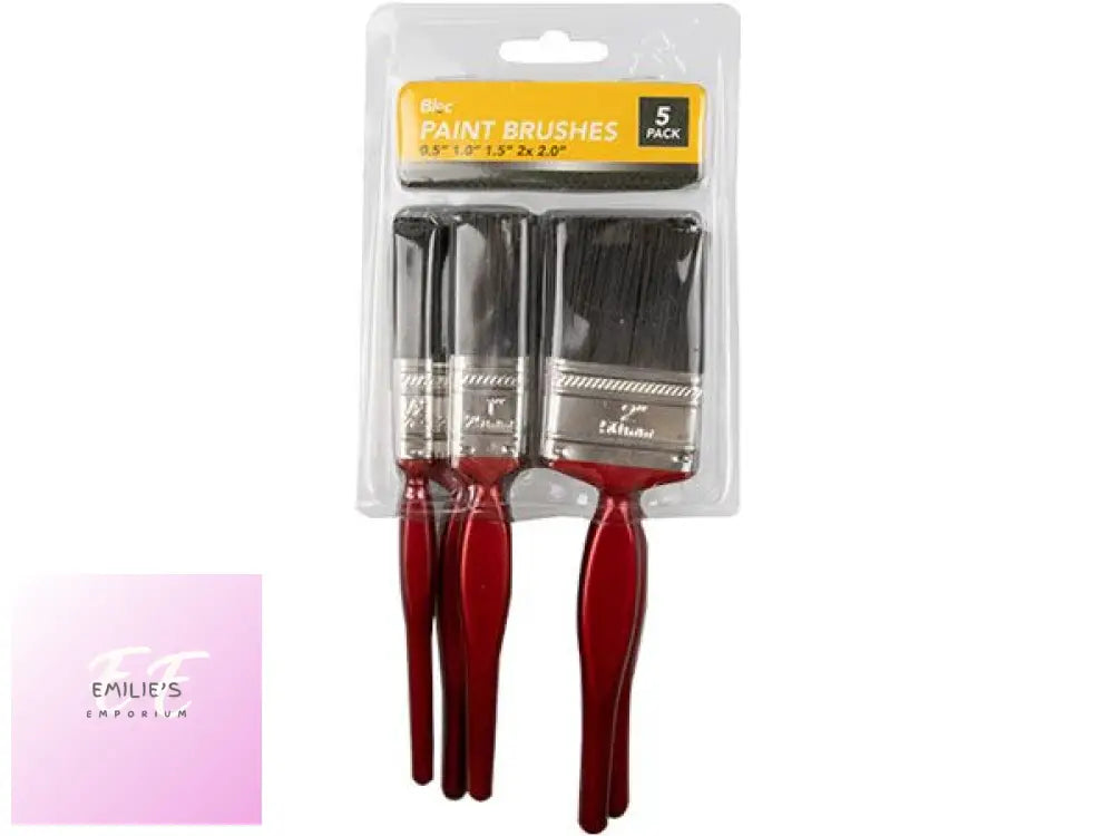 Bloc 5Pk Paint Brush Set