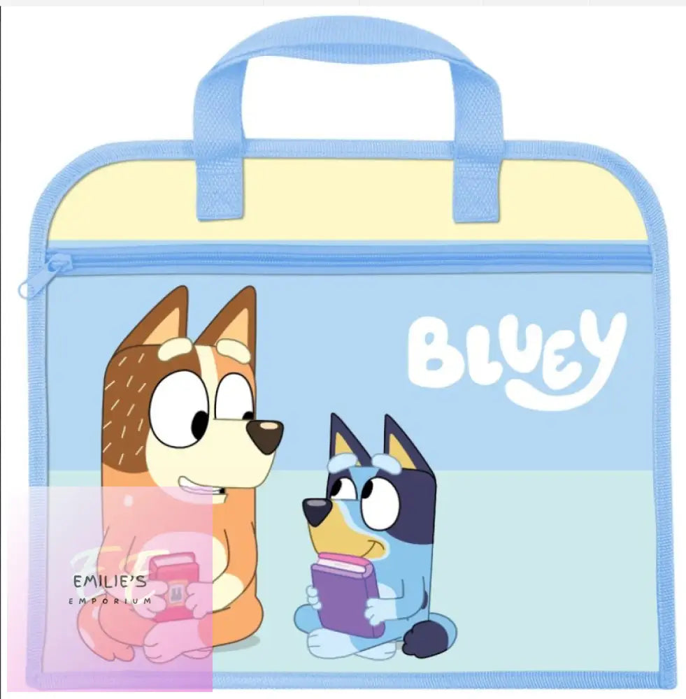 Bluey Zipped Book Bag