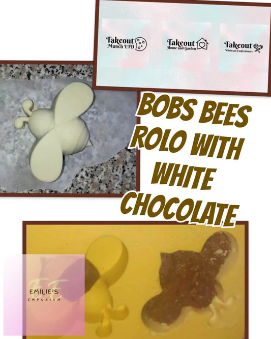 Bobs Queen Bee - Handmade White Chocolate With Rolo Filling