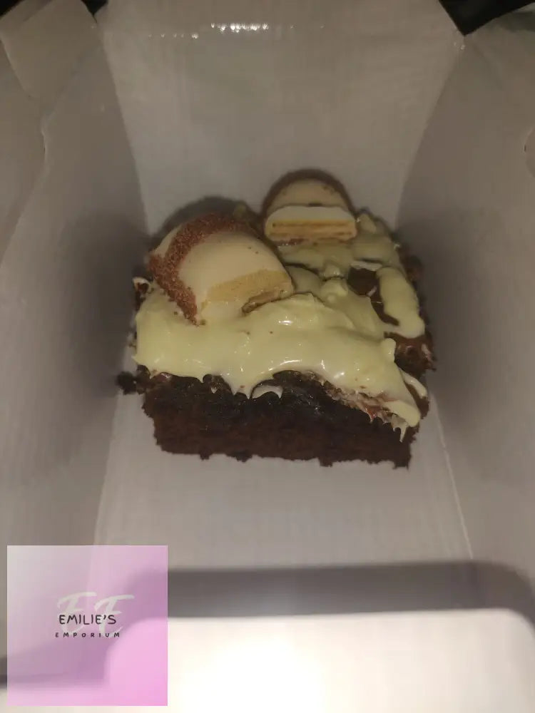 Bobs Salted Caramel Brownies - Handmade Choice Of Topping