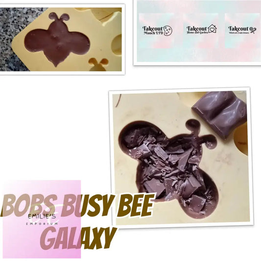 Bob The Busy Bee- Handmade Milk Chocolate With Galaxy (Smooth) Filling